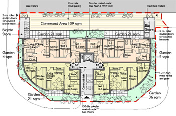 Glaucus Street, Layout